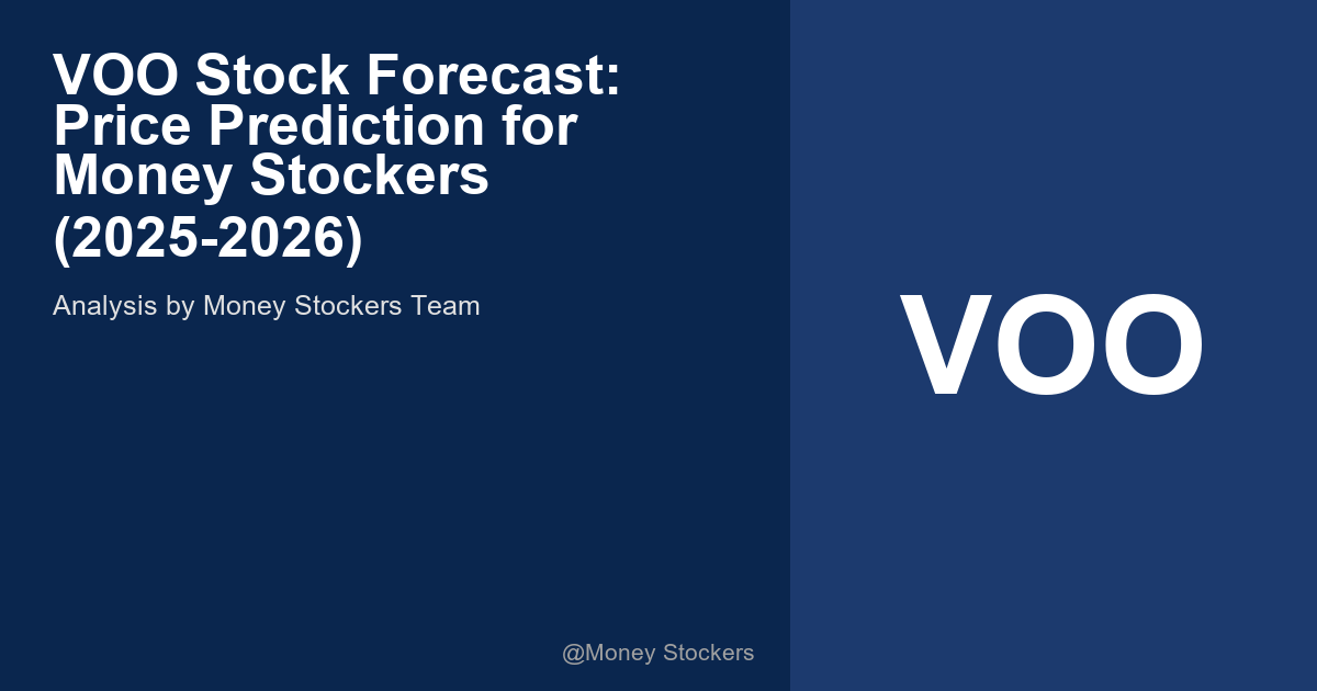 VOO Stock Forecast: Price Prediction for Money Stockers (2025-2026)