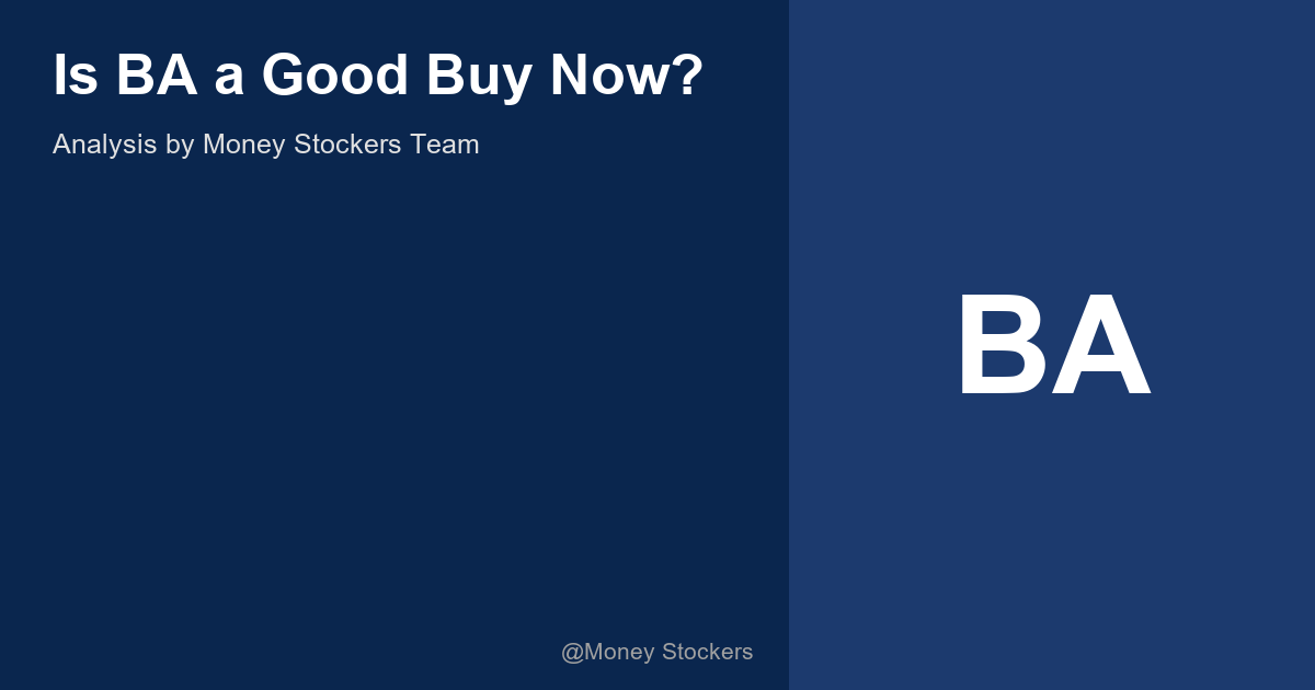 Is BA a Good Buy Now?