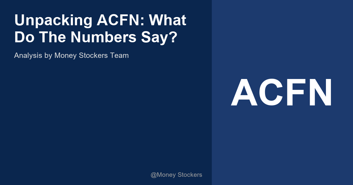 Unpacking ACFN: What Do The Numbers Say?